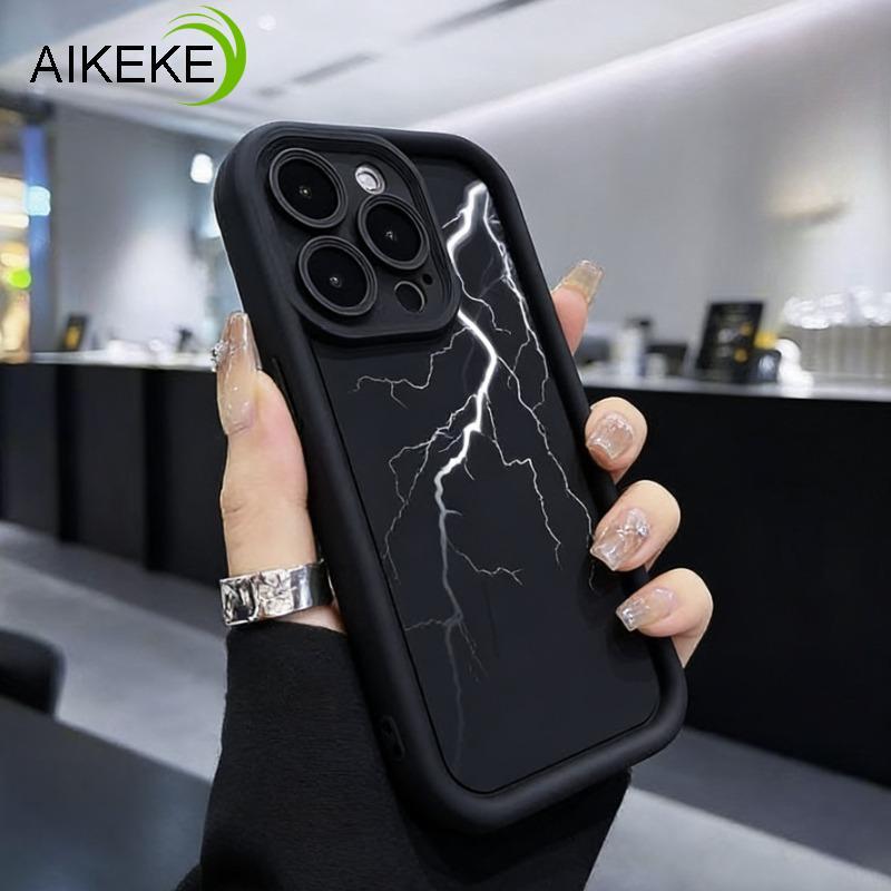 Cool Lightningรูปแบบสีทึบเคสโทรศัพท์สําหรับRedmiหมายเหตุ 11 Pro 11T Pro Plus 10 Pro Max Lite 10S 10T