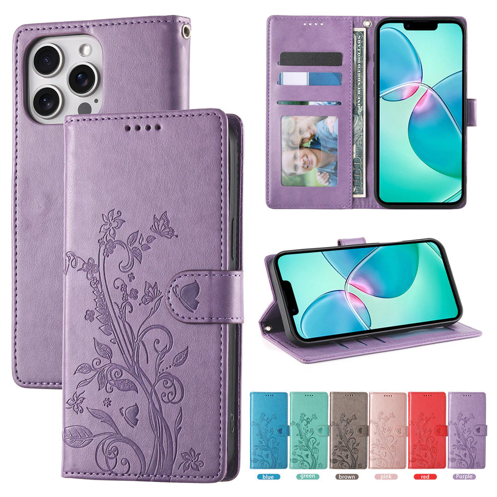 ปลอกสําหรับ Honor 400 200 Pro 90 Lite X9a X9b X9c 5G X8b X8c X6a X6b X6c 4G X5c X5b Plus กระเป๋าสตางค์พลิก Matte ลายนูน Soft TPU ช่องใส่การ์ดซิลิโคนเชือกเส้นเล็กเคสโทรศัพท์