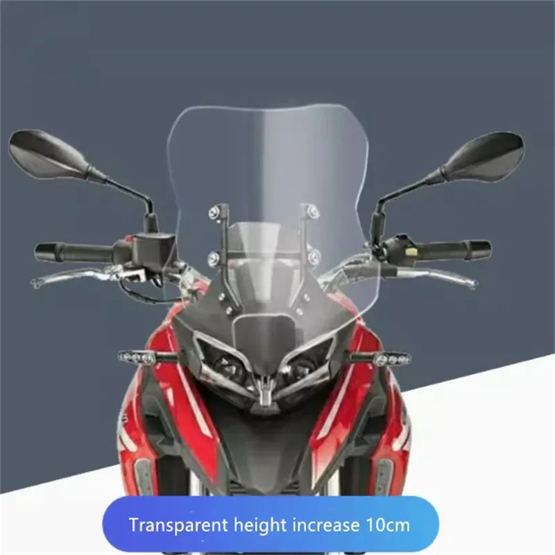 การปรับเปลี่ยนกระจกหน้ารถรถจักรยานยนต์กระจกบังลมหน้าสําหรับ Benelli TRK251 TRK 251 trk251 Trk251