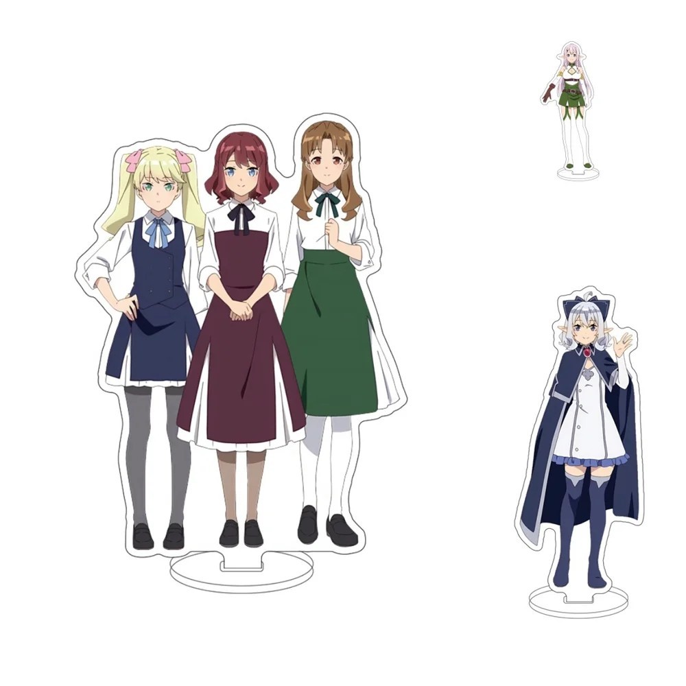 Standee อะนิเมะ Isekai Nonbiri Nouka อะคริลิครุ่นห้องนั่งเล่นในชนบทในอีกโลกหนึ่ง 15 ซม.โต๊ะศึกษาตกแต