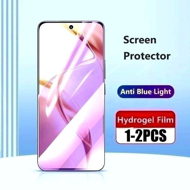 1-2 ชิ้นคลุมทั้งหมด Anti Blue Light Soft Hydrogel ฟิล์มสําหรับ vivo T3 T3x T4 T4R T4x T5x Ultra Pro 