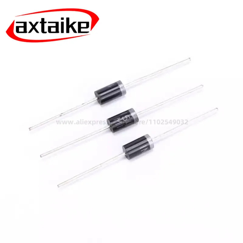 20 ชิ้น 1N5401 1N5404 1N5408 DO-27 3A 100/400/1000V DIP Rectifier ไดโอด IN5401 IN5404 IN5408 5401 54