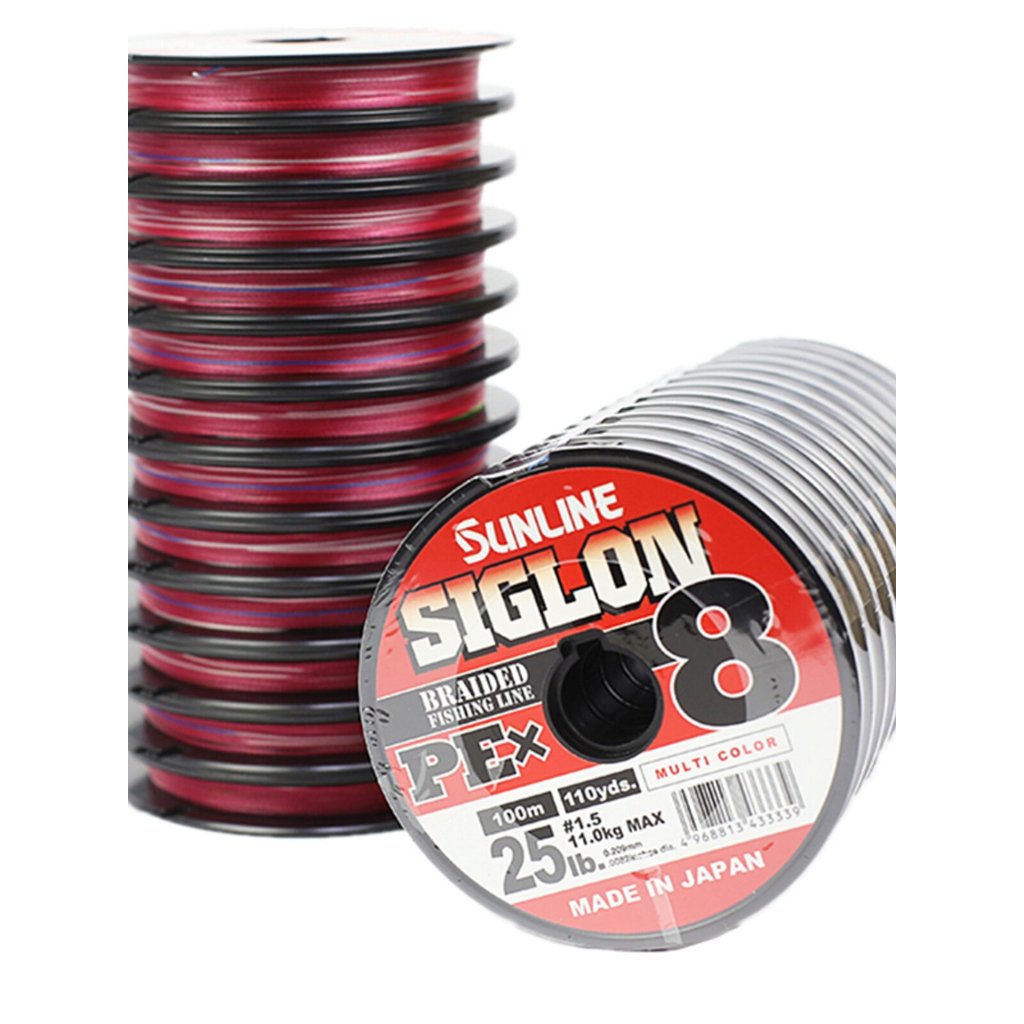 สายpe สาย pe ถัก 8 Sunline sunline Japan 8 สายถัก PE ห้าสี