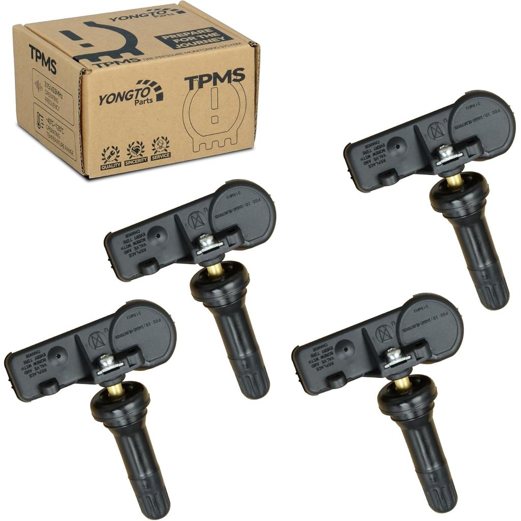 เซ็นเซอร์ TPMS ใช้งานร่วมกับ Ford E150 E250 E350 F150, Lincoln MKS, 315 Mhz เซ็นเซอร์ความดันยาง 4PCS