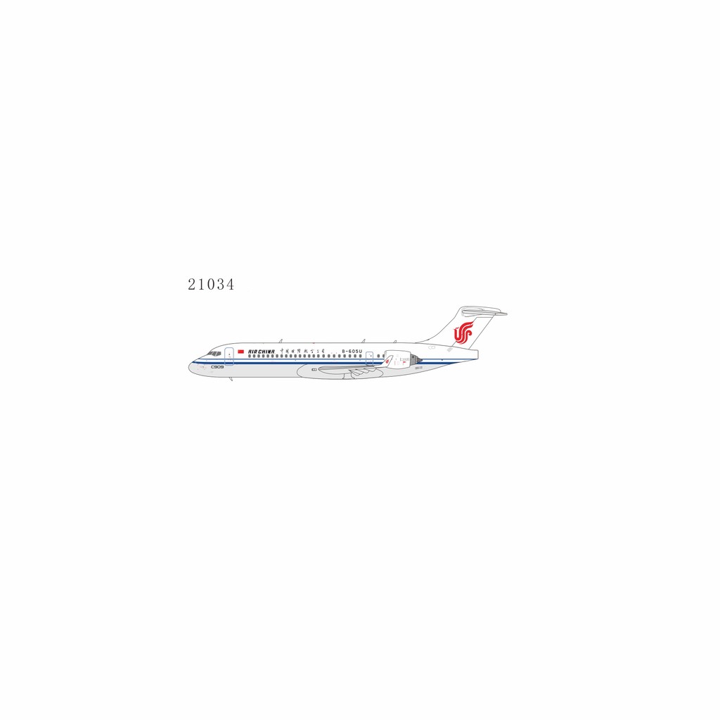 รุ่น Pre-NG 1: 400 China International Airlines C909 B-605U B-650W รุ่นโลหะผสม
