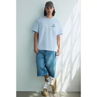 H&M(เอชแอนด์เอ็ม) เสื้อยืดพิมพ์ลายแบบหลวม Men Loose Fit Printed T-shirt 0967955_22