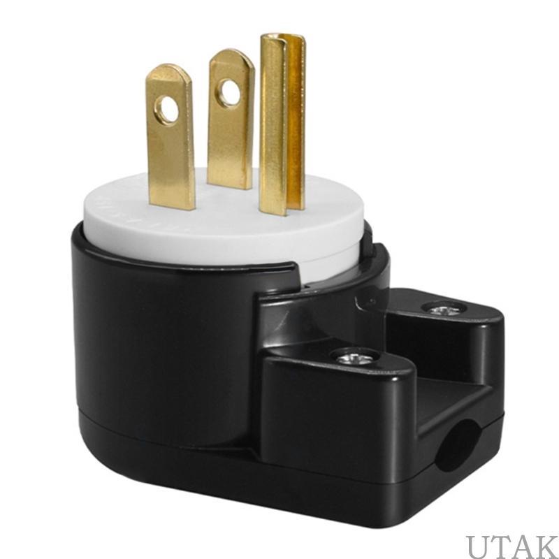 TAKE 3 Prong Nema 5 15P ปลั๊กไฟรองรับ 15A 125V สําหรับอุตสาหกรรมและที่อยู่อาศัยใช้