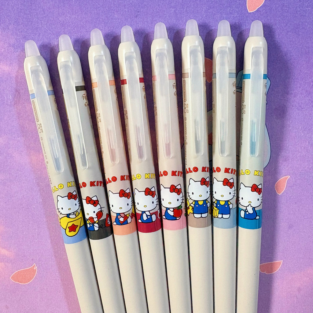 พร้อมส่ง Japan Japan Baile นักบิน New hellokitty Limited Cute kt Erasable Gel Pen Color