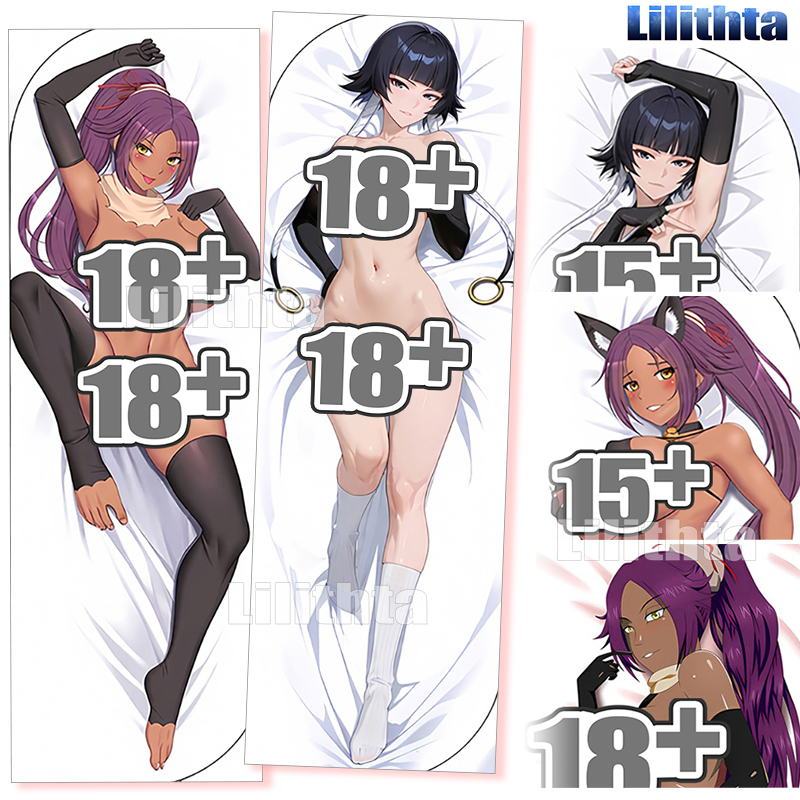 Dakimakura ปลอกหมอน BLEACH Shihouin Yoruichi และ Soi Fon Body-pillow Cover Custom Made