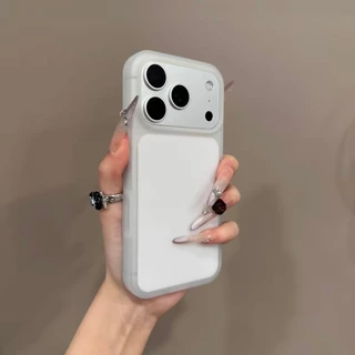 ใหม่สีทึบวุ้นผิวความรู้สึกเคสโทรศัพท์มือถือสําหรับ ไอโฟน17 มือโปร สูงสุด 16 15 มือโปร สูงสุด กันกระแทกป้องกันกล้องป้องกันการหล่นนุ่มปกหลัง