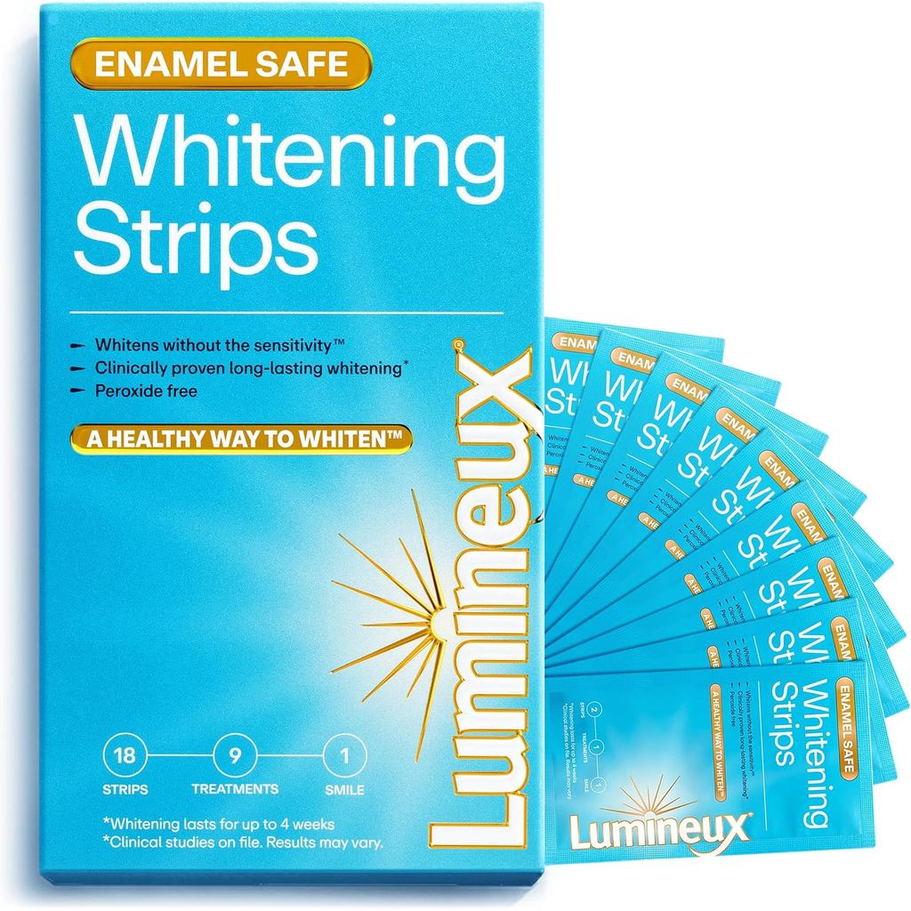 LumineuxningStripsKit-9Treatments(1Month)-PerideFree-EnamelSafeforrentist-ningWithoutTheSensitivity-