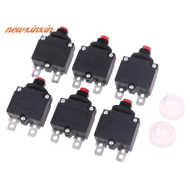 [NT-t] Thermal Switch Circuit Breaker Overload Protector 5A 6A 8A 10A 15A 20A Overload Switch Protec