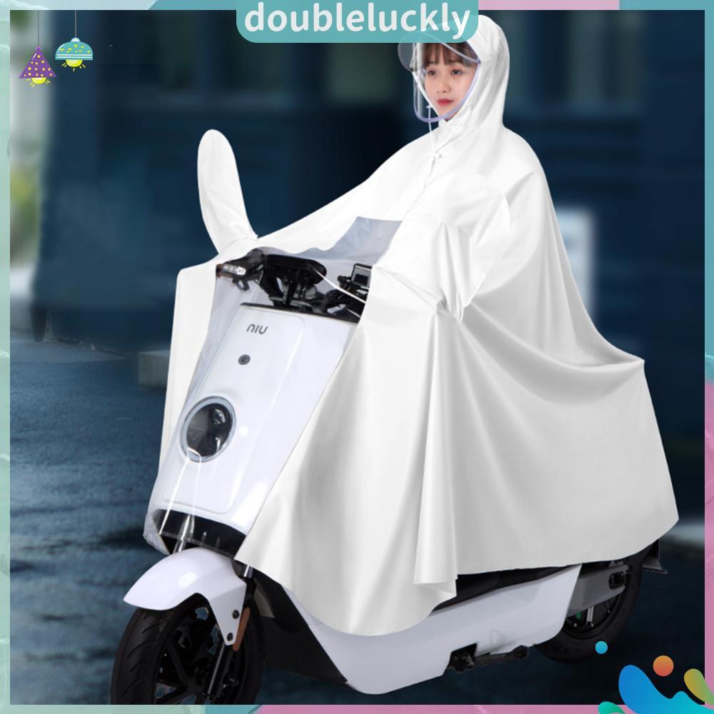 เสื้อกันฝนสำหรับรถยนต์และมอเตอร์ไซค์ พร้อมช่องกระจก สวมใส่ง่าย มิดชิด กันน้ำได้ดี เหมาะสำหรับการท่องเที่ยวกลางแจ้ง