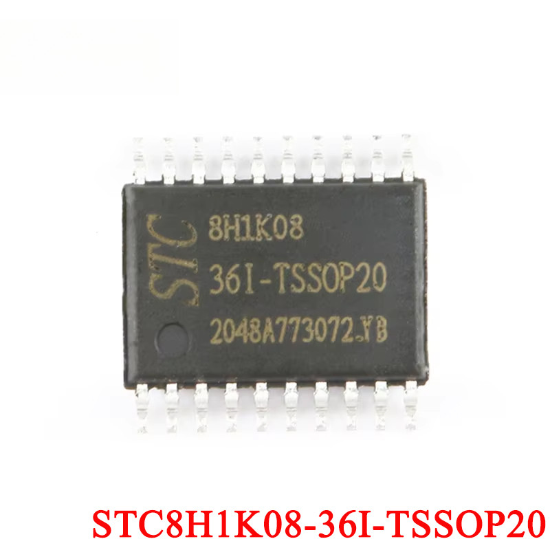 5-10pcs STC8H1K08 8KB STC 8H1K08 STC8H1K08-36I-TSSOP20 Single-Chip 1T 8051 Enhanced Microcontroller 