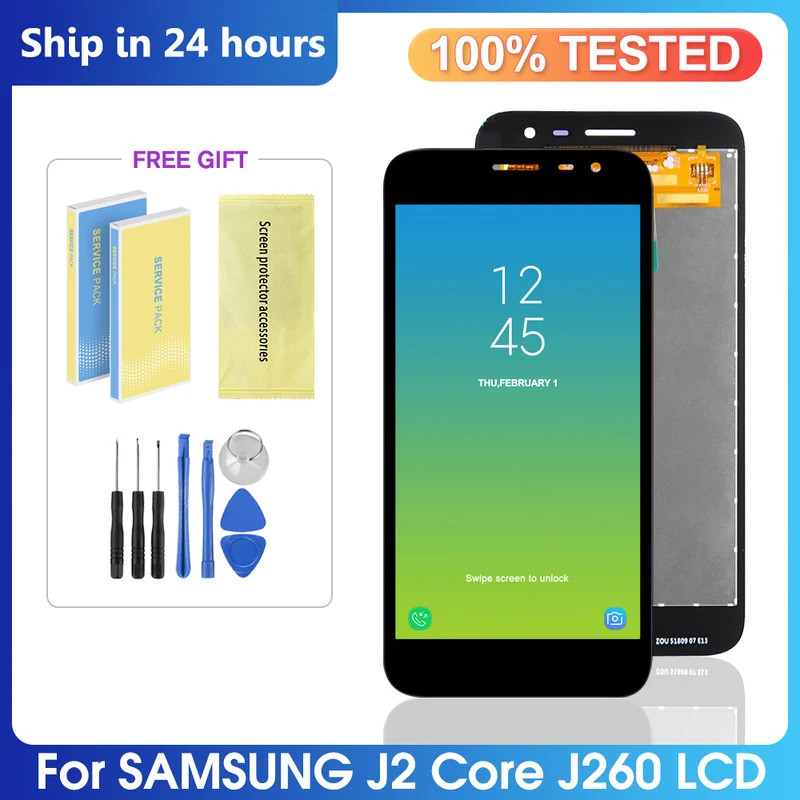 5.0 "จอแสดงผล LCD สําหรับ Samsung Galaxy J2 Core J260 J260F/DS J260M J260Y J260G J260A หน้าจอ LCD สํ