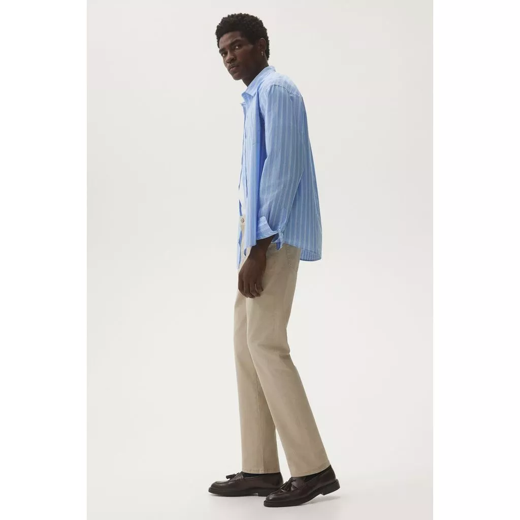 H&M(เอชแอนด์เอ็ม) กางเกงทรง Slim Fit 5-pocket Men Slim Fit 5-pocket trousers 1253397_2