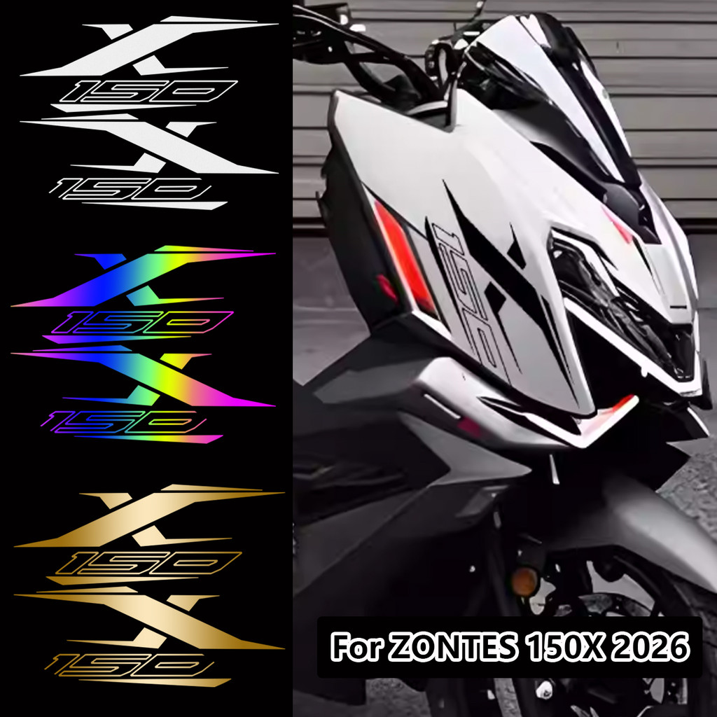 ZONTES 150X รถจักรยานยนต์ด้านหน้าหัวสติกเกอร์ไวนิลกันน้ําสําหรับ ZONTES 150X 150x 2026