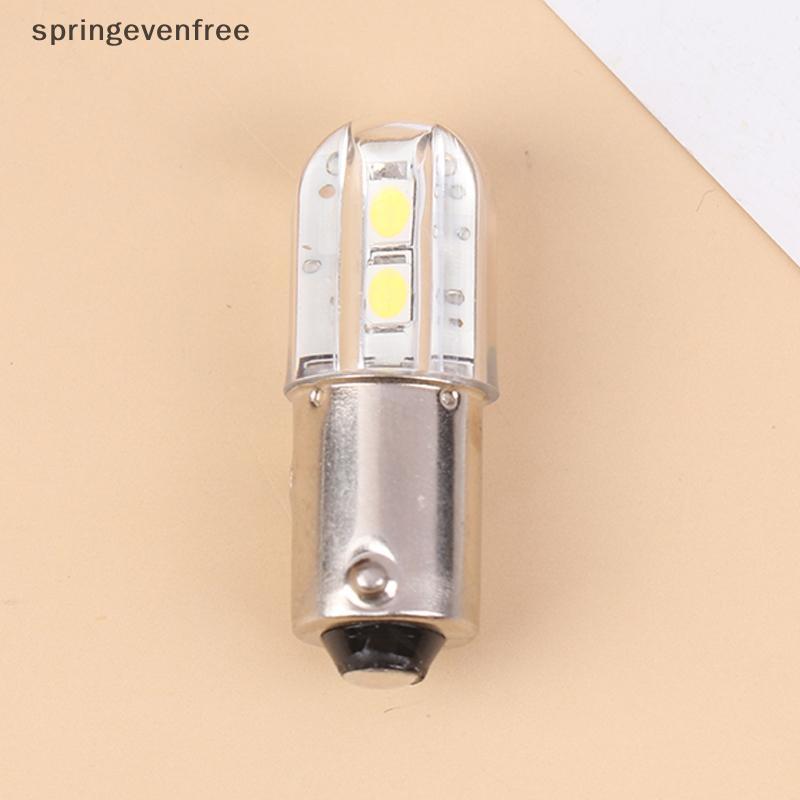 Springevenfree BA9S หลอดไฟ LED 6V อัพเกรดหลอดไฟ 4LED โคมไฟสําหรับไฟฉายไฟหน้ามอเตอร์จักรยานเครื่องมือ