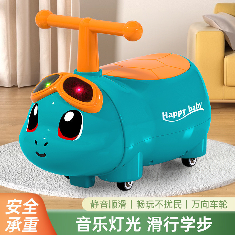 Children's twist scooter14Silent universal wheels for 1-year-old baby's toy balance car