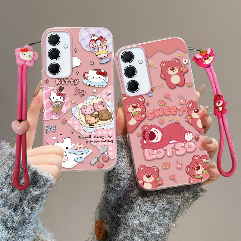 เคส Samsung a54 5G เคส Samsung a55 5G เคสโทรศัพท์ป้องกันการหล่นน่ารัก