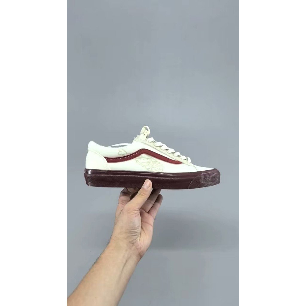 2026Vans Chukka Push ผู้ชายผู้หญิงรองเท้าผ้าใบ Joint สไตล์รองเท้าแบน Low-Top รองเท้า Street Youth Da