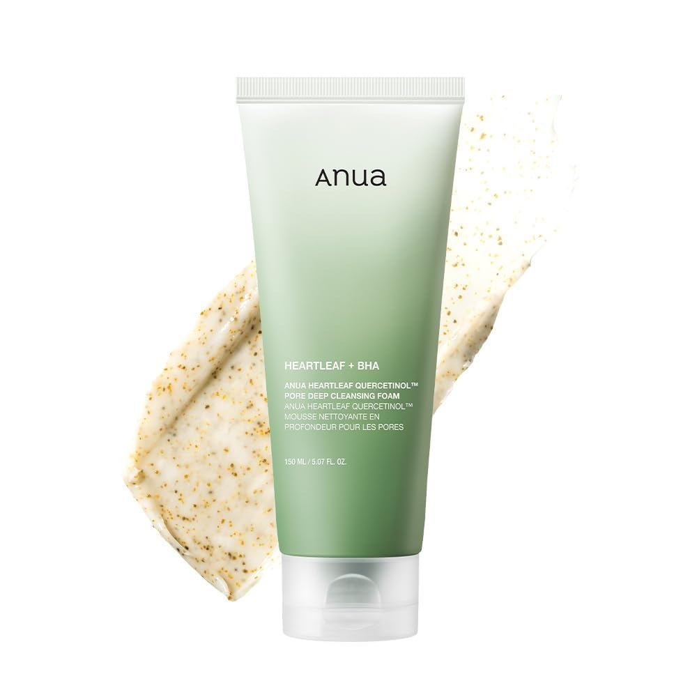 ANUA Heartleaf ANUA Heartleaf โฟมล้างหน้าล้ําลึก โฟมล้างหน้า ใช้สําหรับดับเบิ้ลคลีนซิ่ง BHA กรดไฮยาล