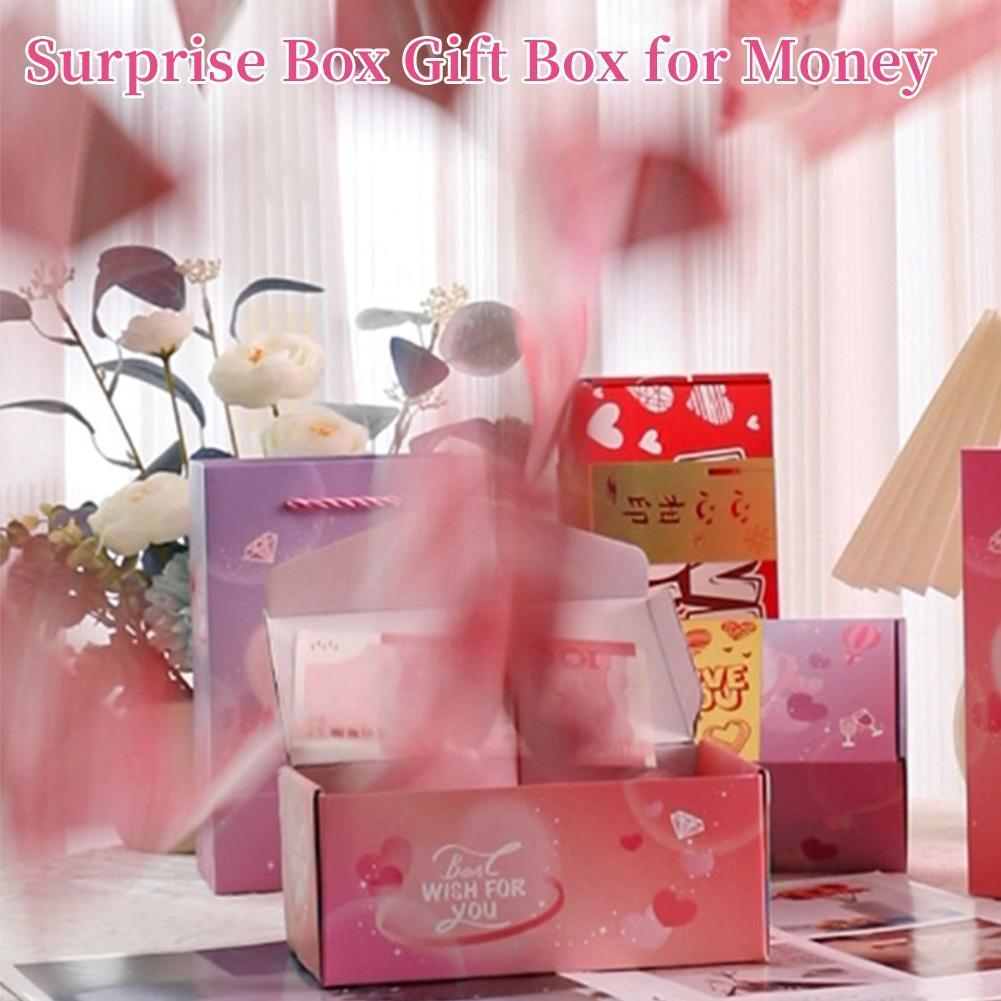 Surprise Bouncing Box วันวาเลนไทน์วันเกิด Creative Valentines You Surprise Day Box U5e2
