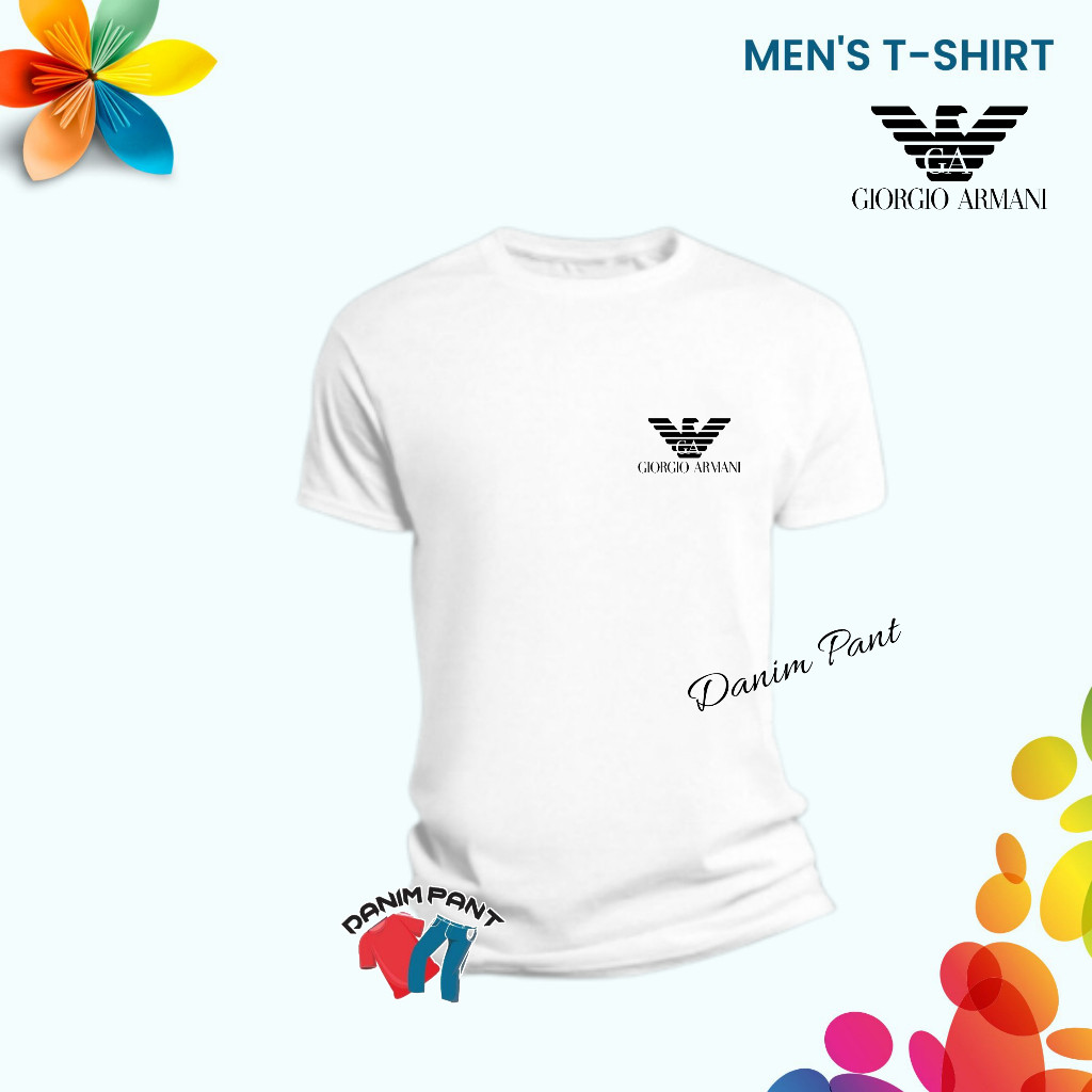 CODKAIN SEJUK ARMANI GIORGIO DESIGN เสื้อยืด Baju Streetwear Unisex Viral ผู้ชายผู้หญิง baju lelaki 
