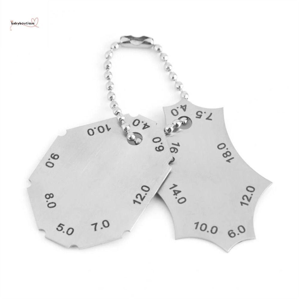 BABYBOUTIQUE Weld Gauge, Tee Joint Fillet Weld Weld Weld Gauge, มุมขวาความยาวขาคอความลึกสแตนเลสเครื่