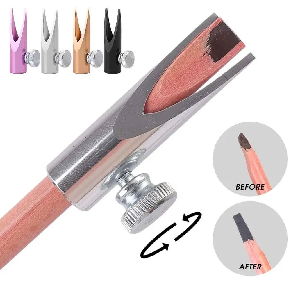 Microblading Eyebrow Pen Sharpener เครื่องมือคิ้วแบบพกพาแต่งหน้ามือถือผู้ช่วยกันน้ํา T6q9