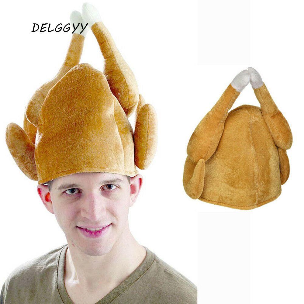 DELGGYY Festival Costume Soft Funny Roasted Caps