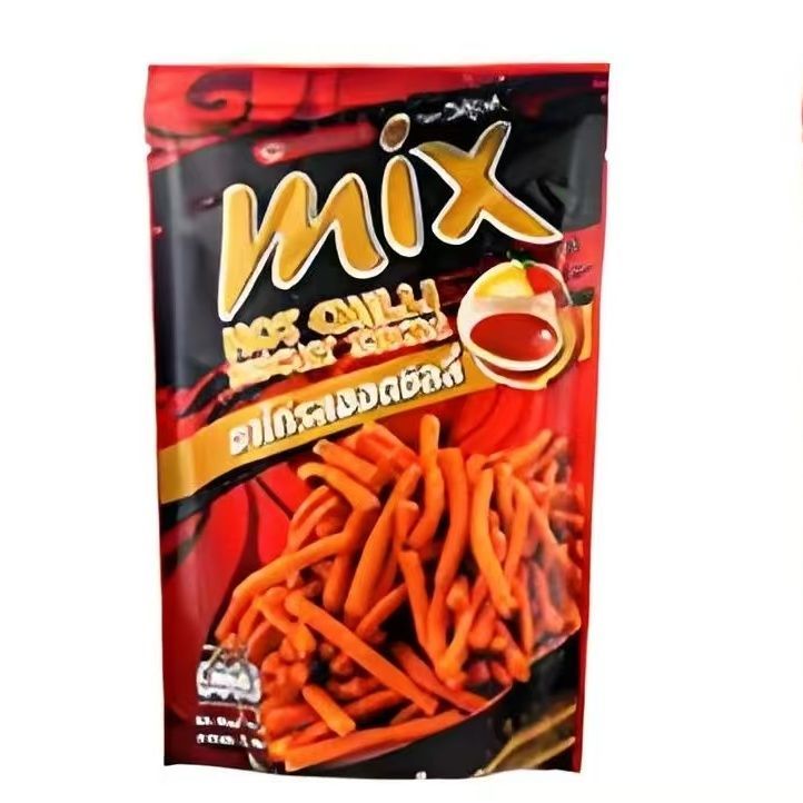 T Thailand VFOODS MIX Crispy Crispy Strips สไปซี่กุ้งทอดนําเข้า Influencer Casual Snacks French Frie