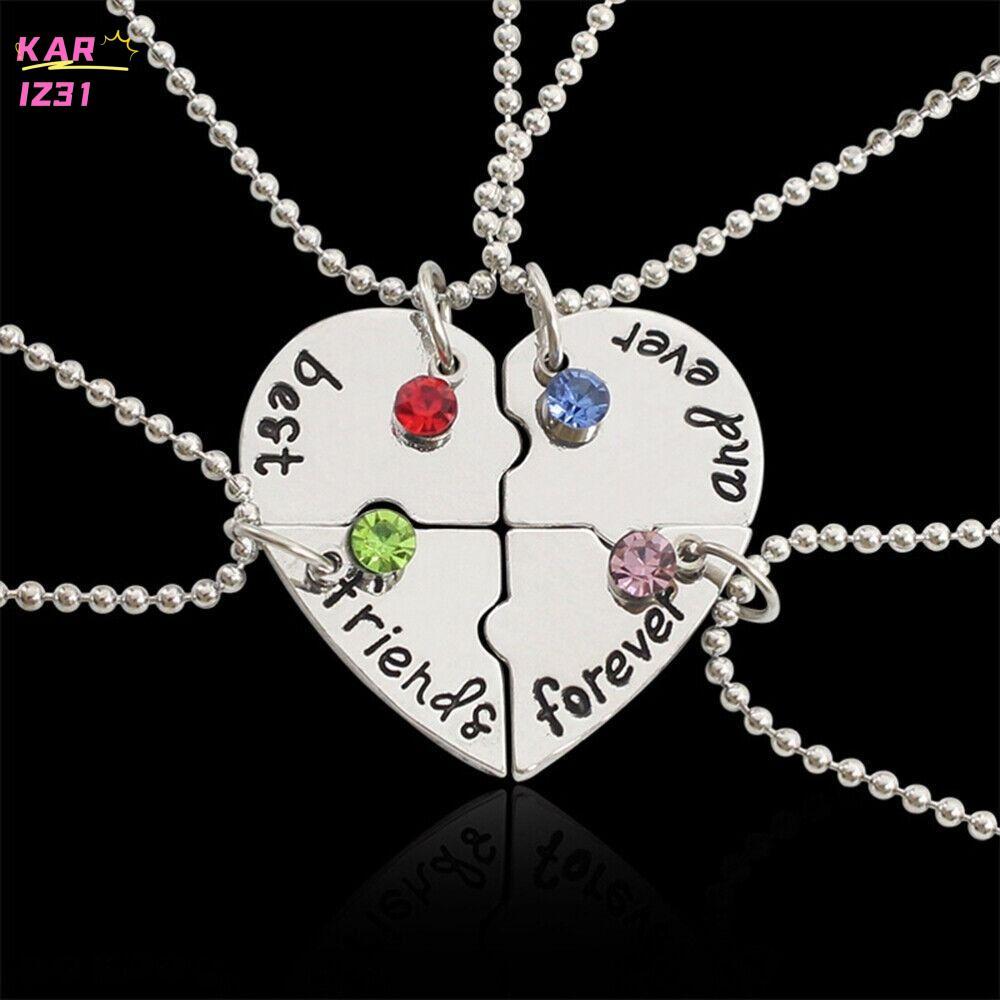 KARIZ 4 Bff Best Friend Froever Creative Love Necklace Necklace