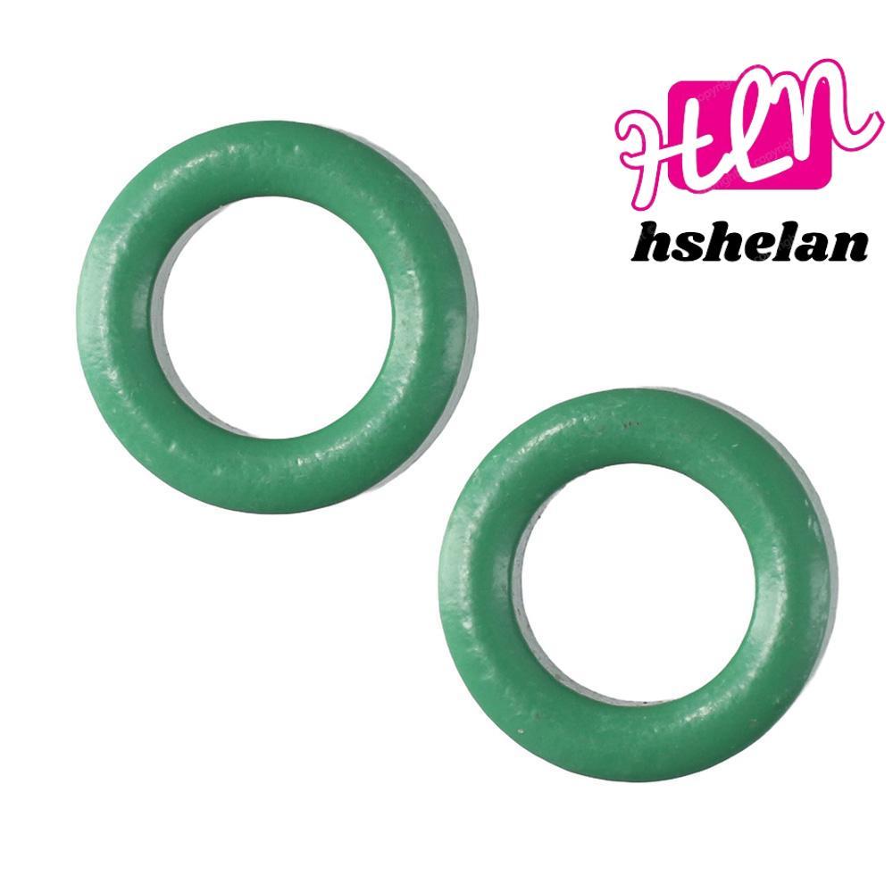 HSHELAN Toroid Ferrite Core, Ferrite Chokes Ring Power Transformer, Restraining Interfal Metal Green