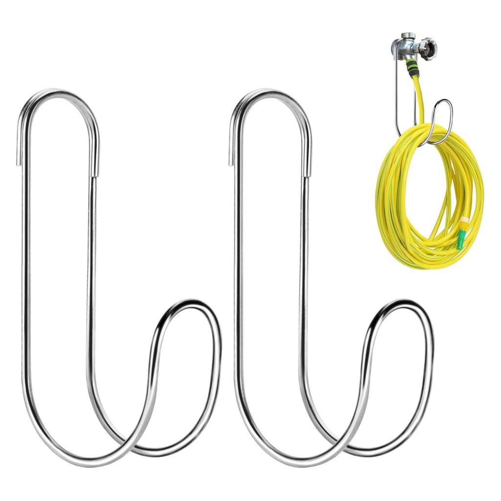 ใกล้ซื้อ Oreilet 2 ชิ้นสวนผู้ถือท่อสแตนเลส Hook 44 Lbs แบริ่ง Wall Mount น้ําสายแขวนสําหรับ