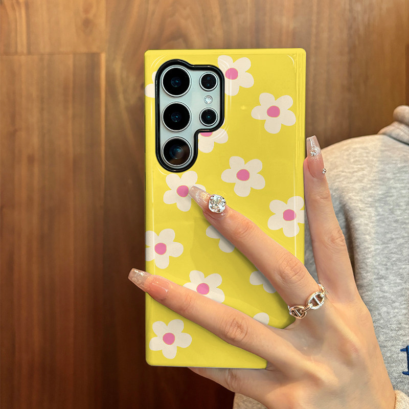 เคสป้องกันรูปแบบดอกไม้สดและละเอียดอ่อนเหมาะสําหรับ Samsung s26 s26ultra s22u s23 plus s23FE s24 s25 plus A55 A56 A36 เคสโทรศัพท์มือถือ ราคา ถูกที่สุด ดีลบีเคเค แกลเลอรีภาพที่ 4