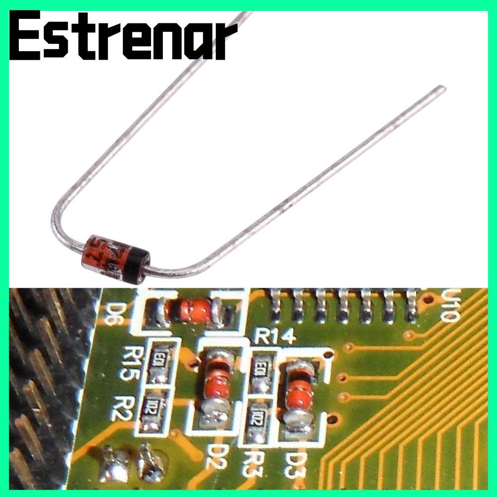 ESTRENAR 200PCS Zener Diode Assortment, 1W Power 1N4738~1N4748 ชุดอิเล็กทรอนิกส์, กล่องเก็บของแบบพกพ