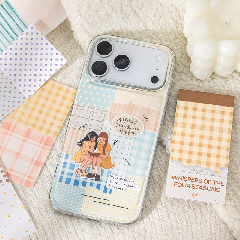 WEI 50 ชิ้น [ฤดูกาล Whisper Series] กระดาษคราฟท์สีขาวการจับคู่สีตามฤดูกาล Journal บันทึกตกแต่งฤดูใบไม้ผลิสนุกฤดูใบไม้ร่วงบทกวี ราคา ถูกที่สุด ดีลบีเคเค แกลเลอรีภาพที่ 5