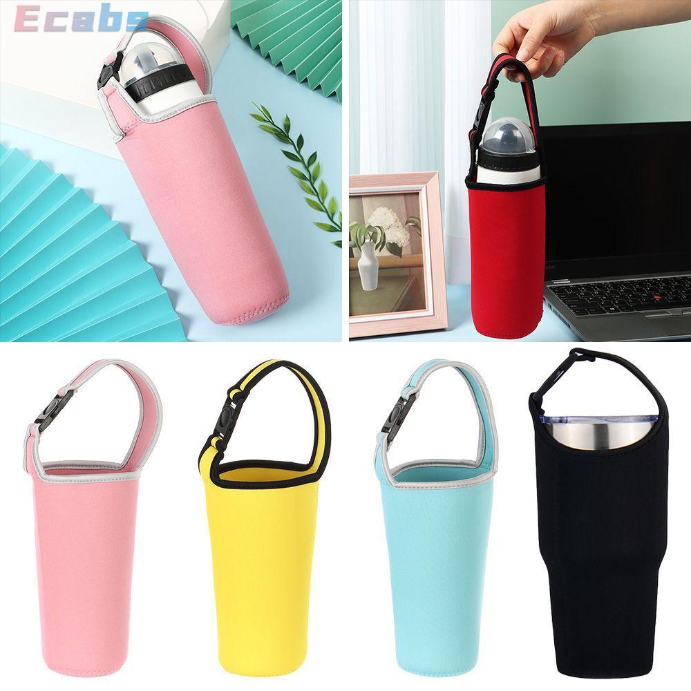 ECABS 30oz Cup Sleeve Tote Bag Accessories เป็นมิตรกับสิ่งแวดล้อมแบบพกพา Anti-Hot Water Bottle Bag – โปรปัง