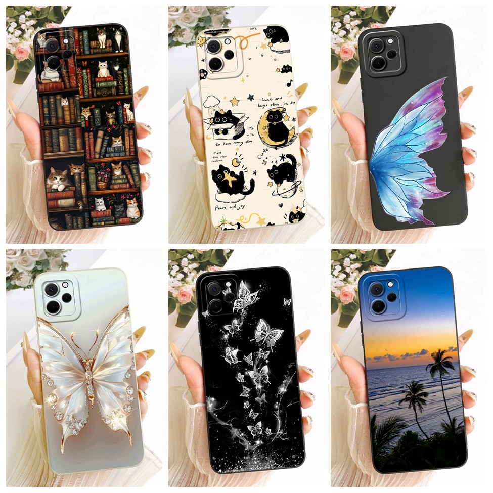 Huawei Nova Y62 Casing Huawei Nova Y62 Plus Cover Fashion Cartoon Cute Funny Painted Silicone Phone 