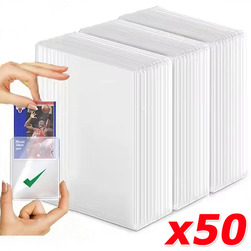 10-50 ชิ้น Clear เกาหลี Kpop การ์ดแขน / ป้องกันรอยขีดข่วน Idol Photo Protectors / Gaming Trading การ์ดรวบรวมผู้ถือ