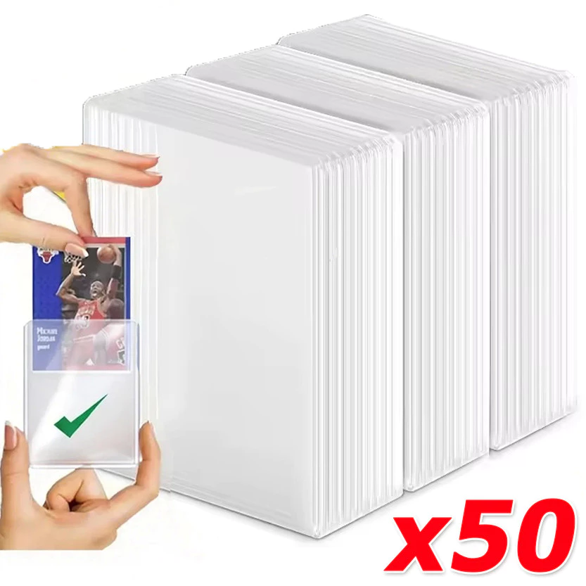 10-50 ชิ้น Clear เกาหลี Kpop การ์ดแขน / ป้องกันรอยขีดข่วน Idol Photo Protectors / Gaming Trading การ์ดรวบรวมผู้ถือ