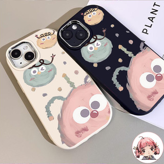 จัดส่งทันที เคสโทรศัพท์13 ลูกถ่านกลมน่ารัก เคสครอบกลมกล้องสีเงิน for IPhone17 16 11 12 13 14 15 Pro MAX 6/7/8 PLUS XS XR