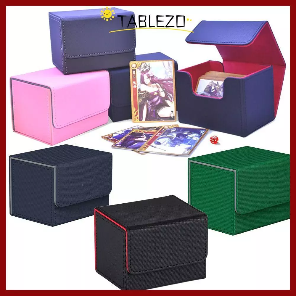 TABLEZO Game MTG Trading Card Holder, Storage PU Deck Box, Gift Box Organizer กล่องเก็บเกมสะสมเด็ก
