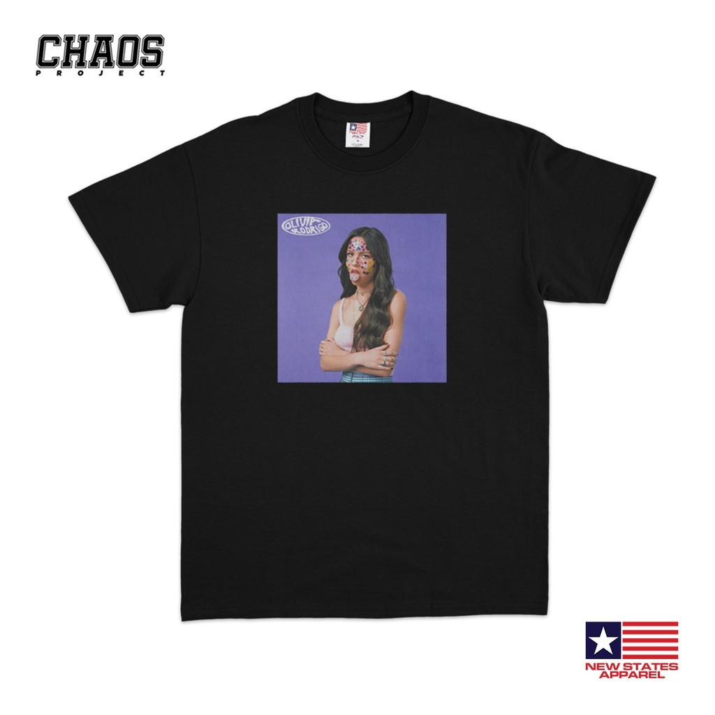 เสื้อยืดผู้ชาย Olivia Rodrigo - อัลบั้มเปรี้ยว | เสื้อยืดเพลง