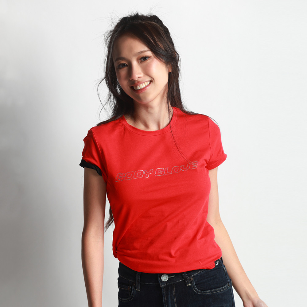 Body Glove เสื้อยืดแขนสั้นผู้หญิง Pima