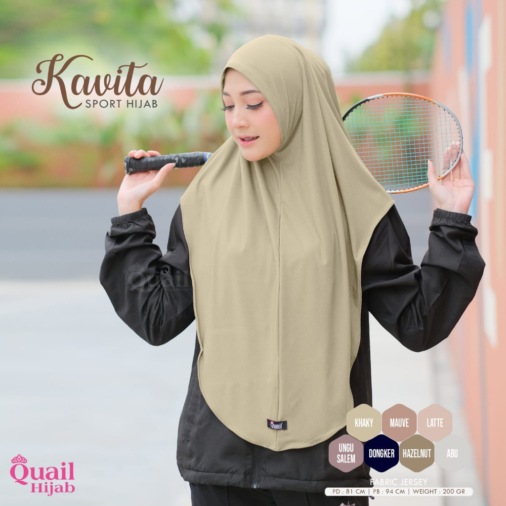 1101 Kavita Casual Daily Hijab สําหรับผู้หญิง Original Quail Hijab สําหรับผู้หญิงผ้า Jersey // ONEST