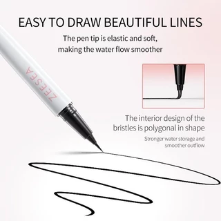 ZEESEA 0.01mm Liquid Eyeliner Waterproof Long Lasting Eye Makeup Quick-Dry Black