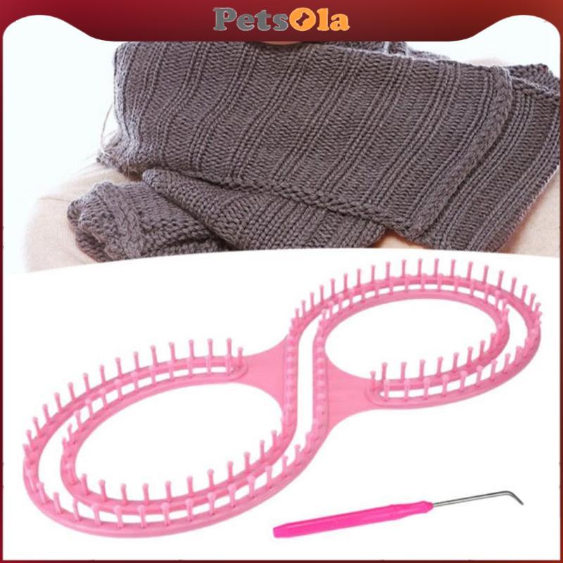 [PETSOLA] 8 รูปร่างถัก Loom ชุด Handmade ผ้าพันคอ Knitter หัตถกรรมอเนกประสงค์น้ําหนักเบาสาน Loom สํา