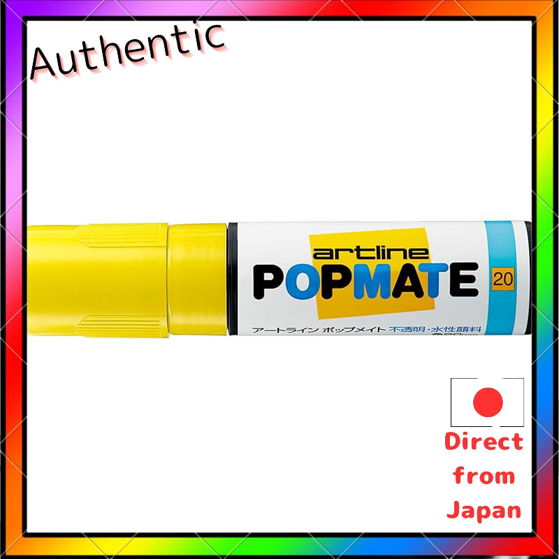 Shachihata Pop Marker PopMate 20mm Square Water-Based Pigment PMP-20B